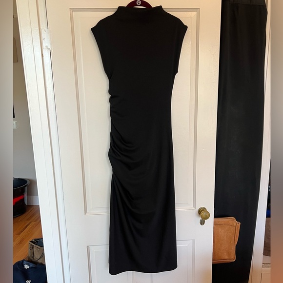 THE MAYA RUCHED COWL-NECK DRESS - Picture 5 of 5